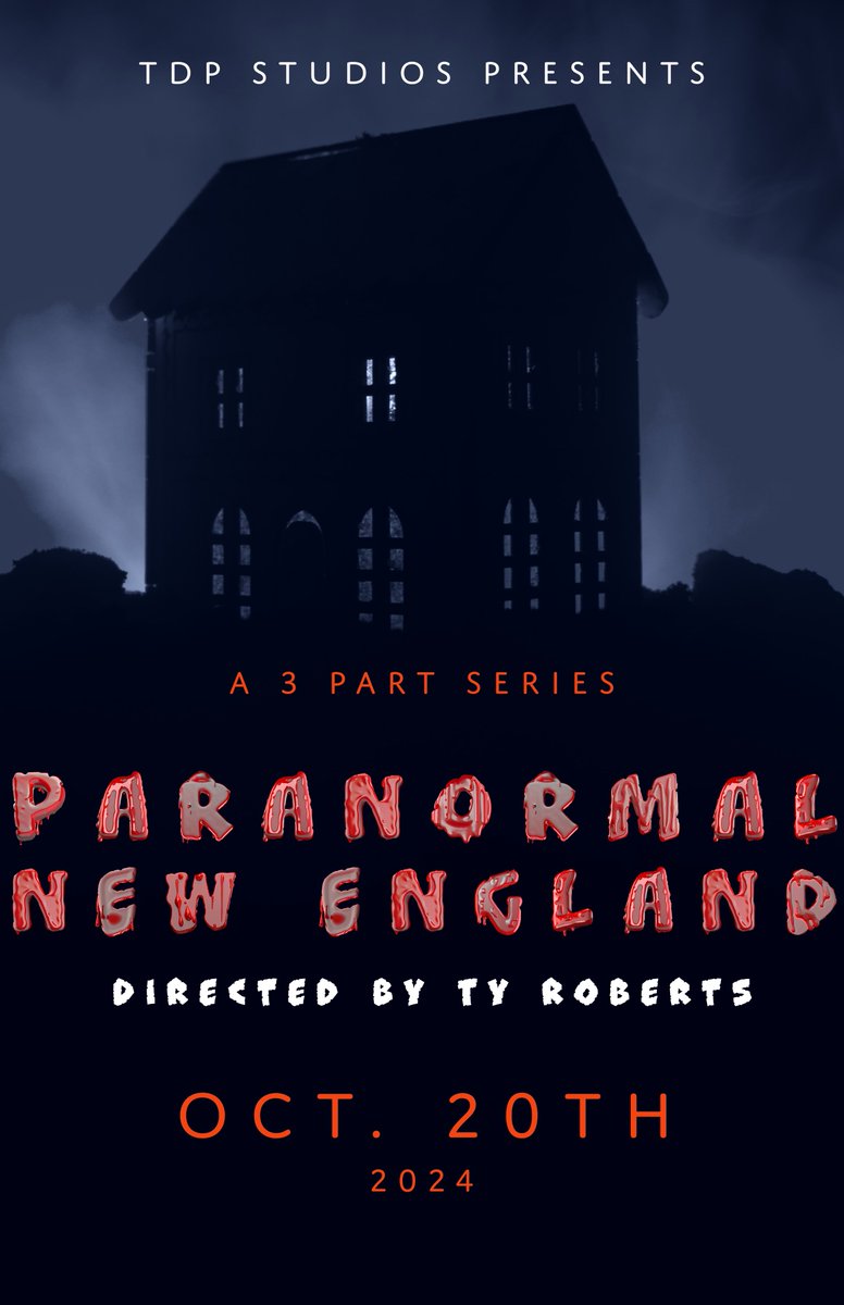 FIRST TRAILER AND POSTER FOR 'PARANORMAL NEW ENGLAND' A 3 Part Series Coming this October. #Paranormal #UFOx #UAPx #UFOsighting #UAPsighting #Paranormalactivity #Salemwitchtrials #Salem #Witches #Ghosts #Aliens #Pirates #Boston