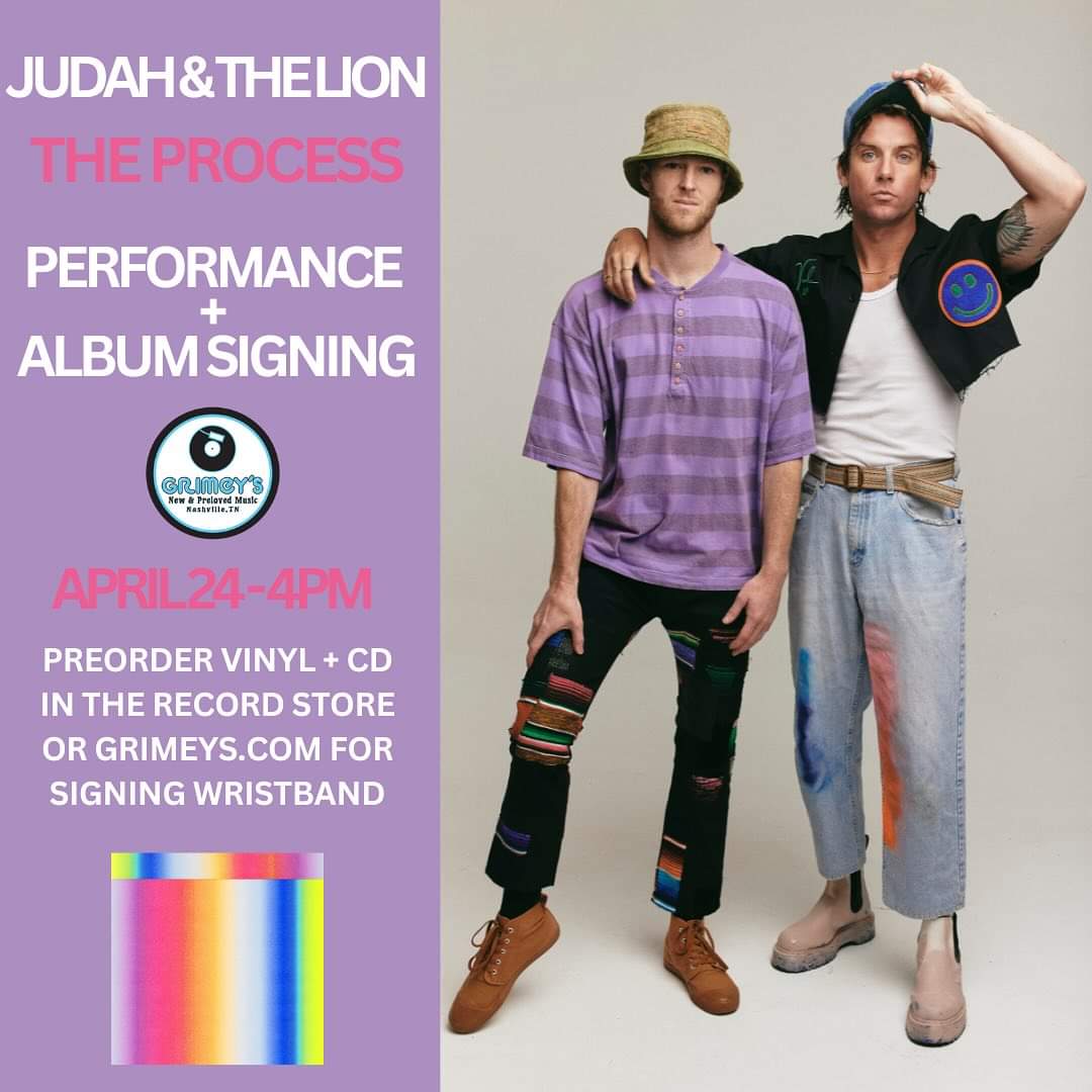 KaciMasters's tweet photo. See you soon @judahandthelion !

#judahandthelion #theprocess #grimeys #Nashville https://t.co/4nxnMjBXii