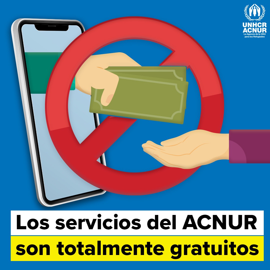 BesemObenson's tweet photo. No te dejes engañar  💸

Todos los servicios de @ACNURamericas 🇬🇹 son completamente gratuitos.

Para informar conductas sospechosas, comunícate directamente con nosotros a través del chatbot  +502 2277 2650 o al correo guaguantifraude@unhcr.org https://t.co/XLKWcdJ6vk