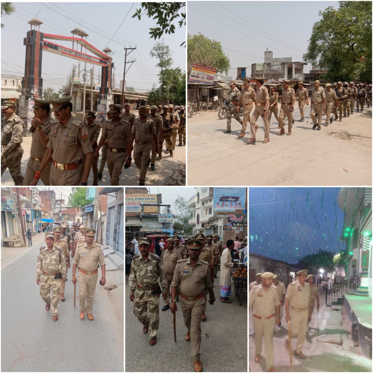 आगामी लोक सभा चुनाव एवं प्रचलित त्यौहारों को लेकर शांति/सुरक्षा व्यवस्था के दृष्टिगत #spmau @DRElamaranIPS के निर्देशन में #maupolice द्वारा किया जा रहा रूट मार्च/पैदल गस्त। #UPPolice @Uppolice @adgzonevaranasi @digazamgarh