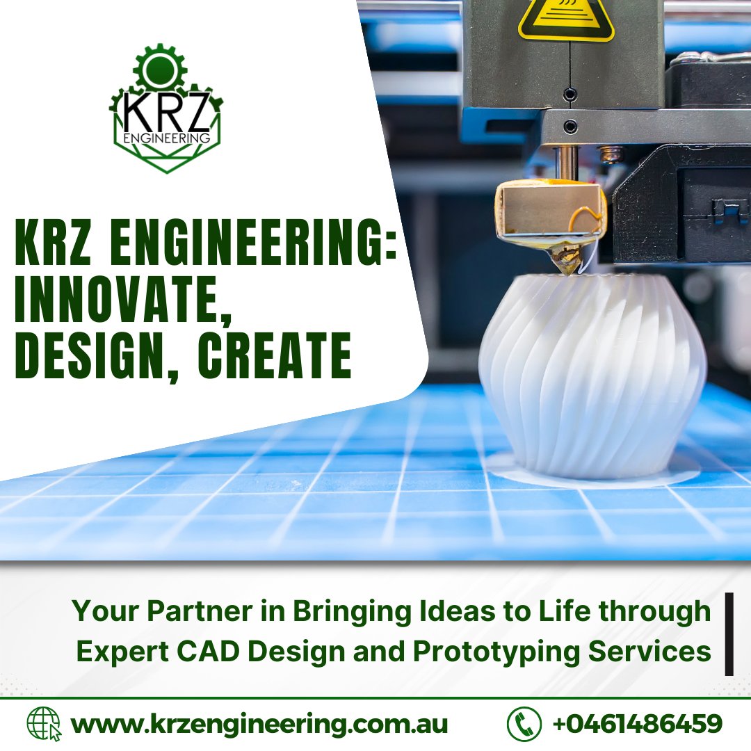 Unleash your creativity with KRZ Engineering! 💡 Innovate, Design, Create - we're your ultimate partner in bringing ideas to life through expert CAD design and prototyping services.

krzengineering.com.au 

#EngineeringExcellence #CADDesign #Prototyping