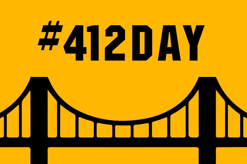 Happy #412day all of yinz who celebrate. 🖤💛 (A day late, but hey, it was a busy week! And I held my parking spot with a folding chair…😅)