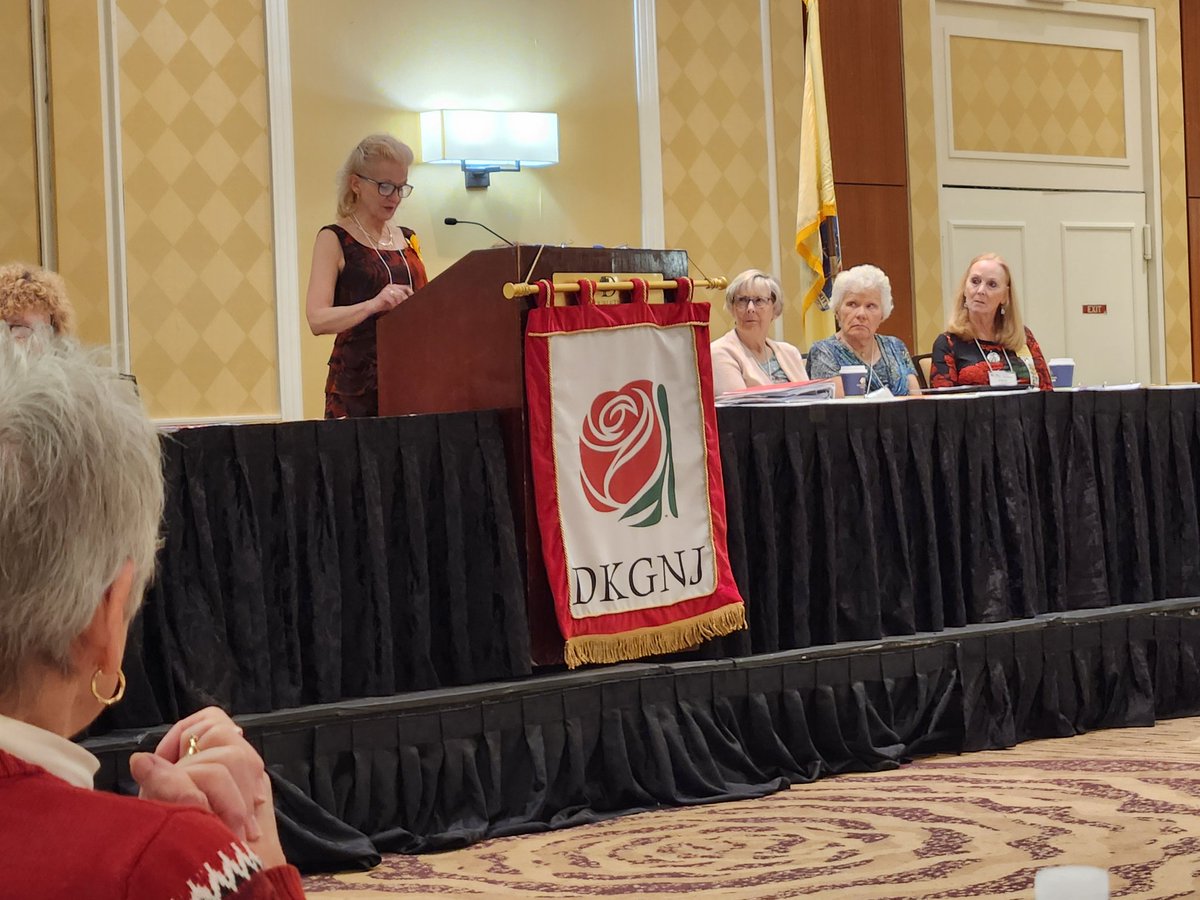 MrsDiBettaFRSD's tweet photo. Attending annual convention of DKG NJ, the state organization of Delta Kappa Gamma International Society for Key Women Educators. Looking forward to much learning and fellowship with like-minded female educators. https://t.co/udA4dwsGXv
