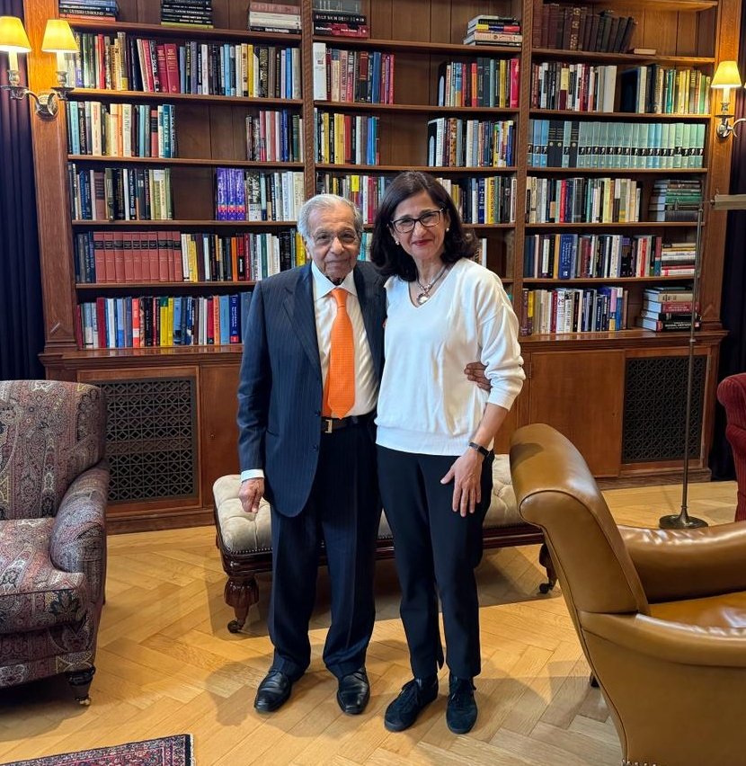 Had an interesting meeting with Minouche Shafik, President of the Columbia University. She was also the former Director of the London School of Economics. 1/3