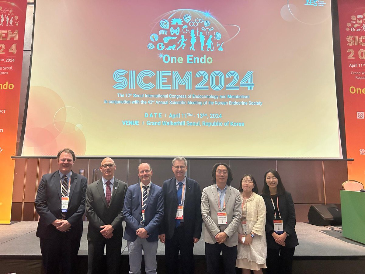 Excellent joint symposium today with Korean Endocrine Society & @TheEndoSociety on #Pheochromocytoma/#paraganglioma. Thank you to all who attended, to @EsePresident & John Newell-Price for chairing & to our excellent speakers @FBeuschlein, Tobias Else & Jung Hee Kim #SICEM2024