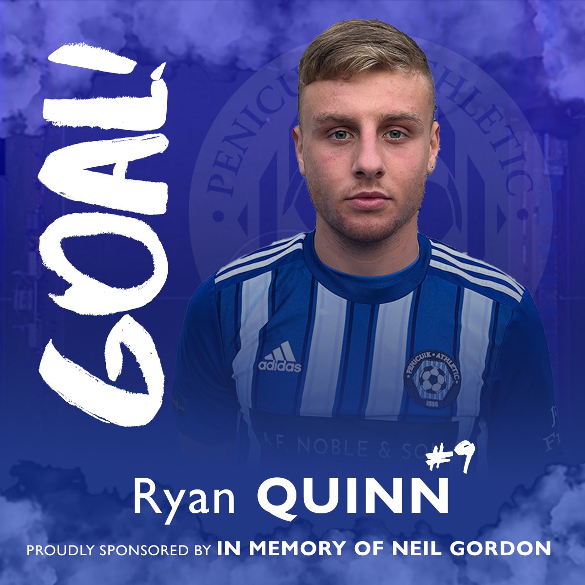 9’ | ⚽️ GOAL! We have the lead as O’Donnell slips in Buckle out wide and his cross goes all the way through to the back post for Ryan QUINN to turn it home! Penicuik Athletic 🔵 1-0 🟡 Luncarty