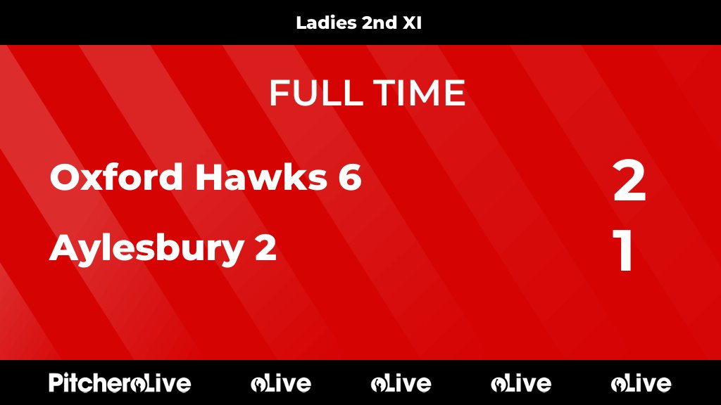 FULL TIME: Oxford Hawks 6 2 - 1 Aylesbury 2
#OXFAYL #Pitchero
aylesburyhc.com/teams/144650/m…