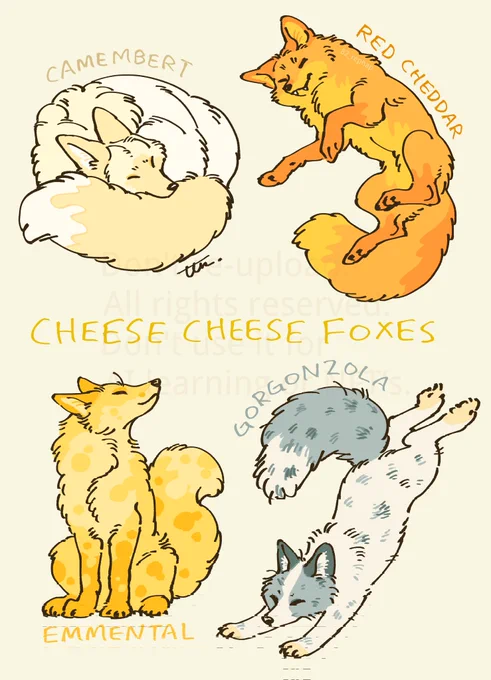 CHEESE CHEESE FOXES🦊🧡🧀
ITEMS▶https://t.co/RXqOHjVRiL 