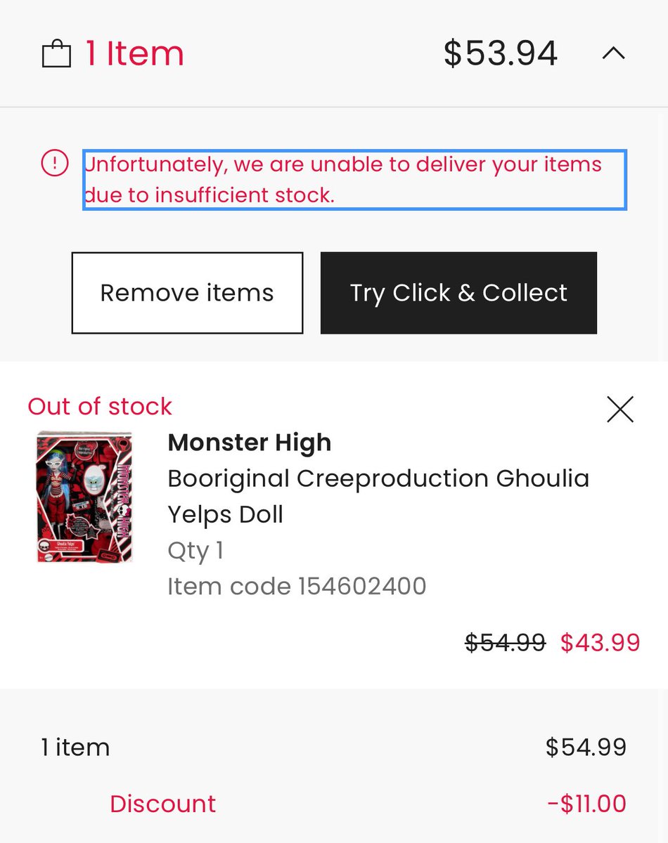 Why have it say its in stock if its not
