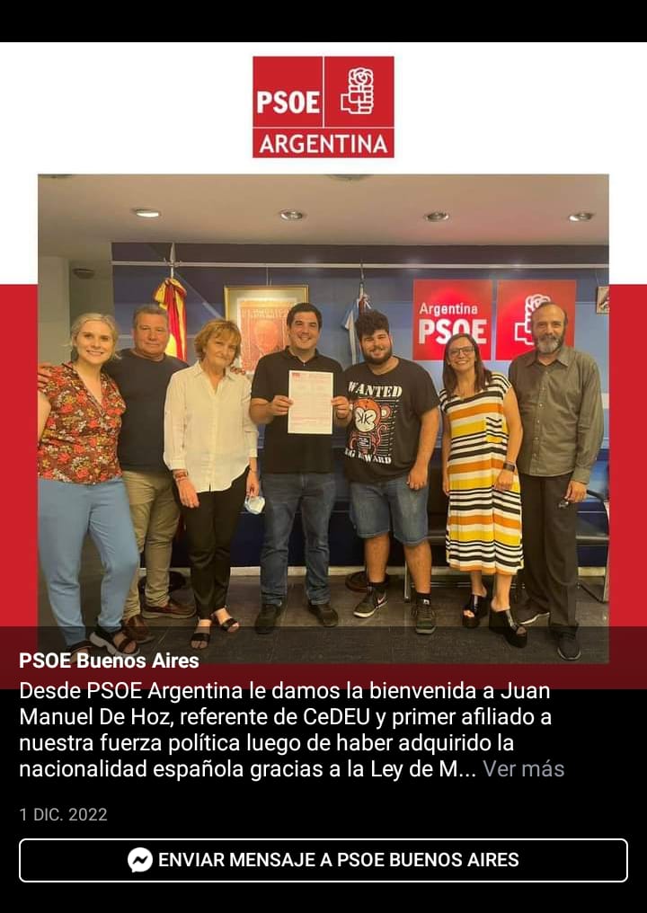 Centro Descendientes Españoles por la Nacionalidad tweet media