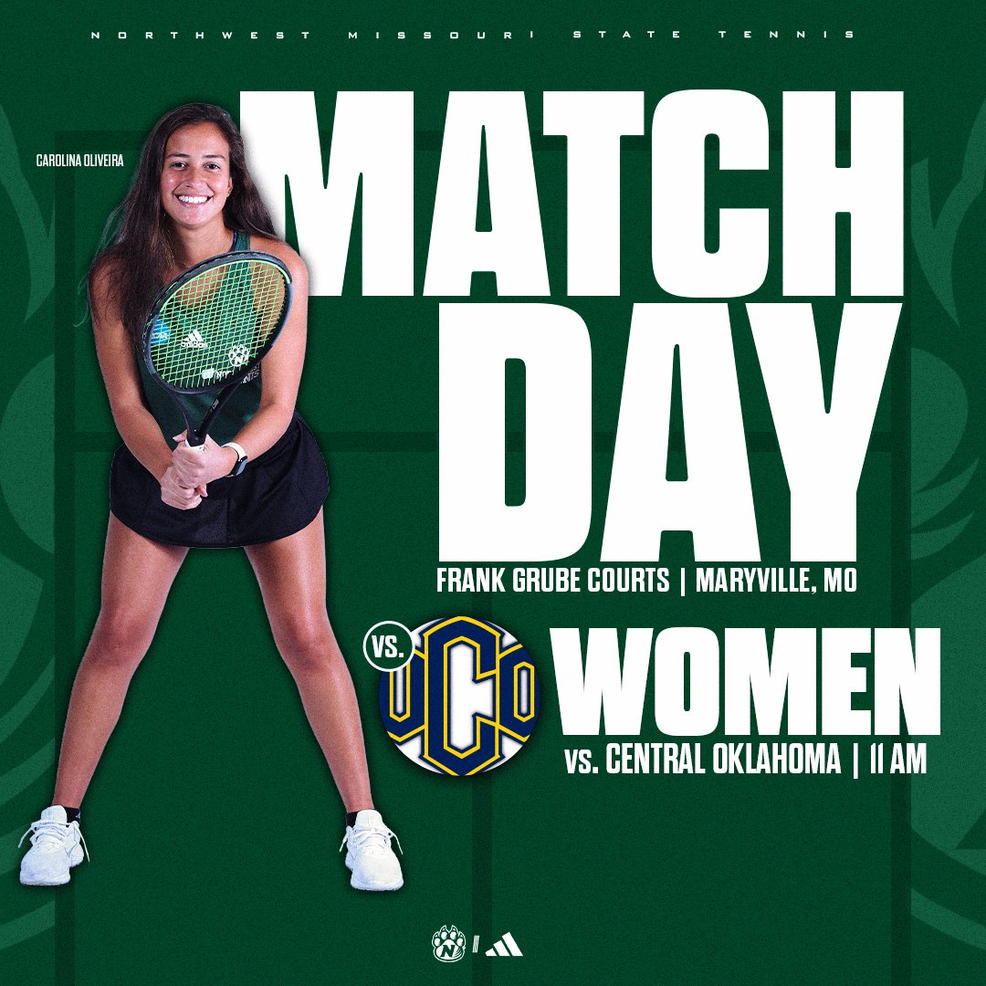 𝙈𝘼𝙏𝘾𝙃 𝘿𝘼𝙔! 🆚: Central Oklahoma 🏟️: Frank Grube Courts 📍: Maryville, MO ⏰: 11 AM #OABAAB