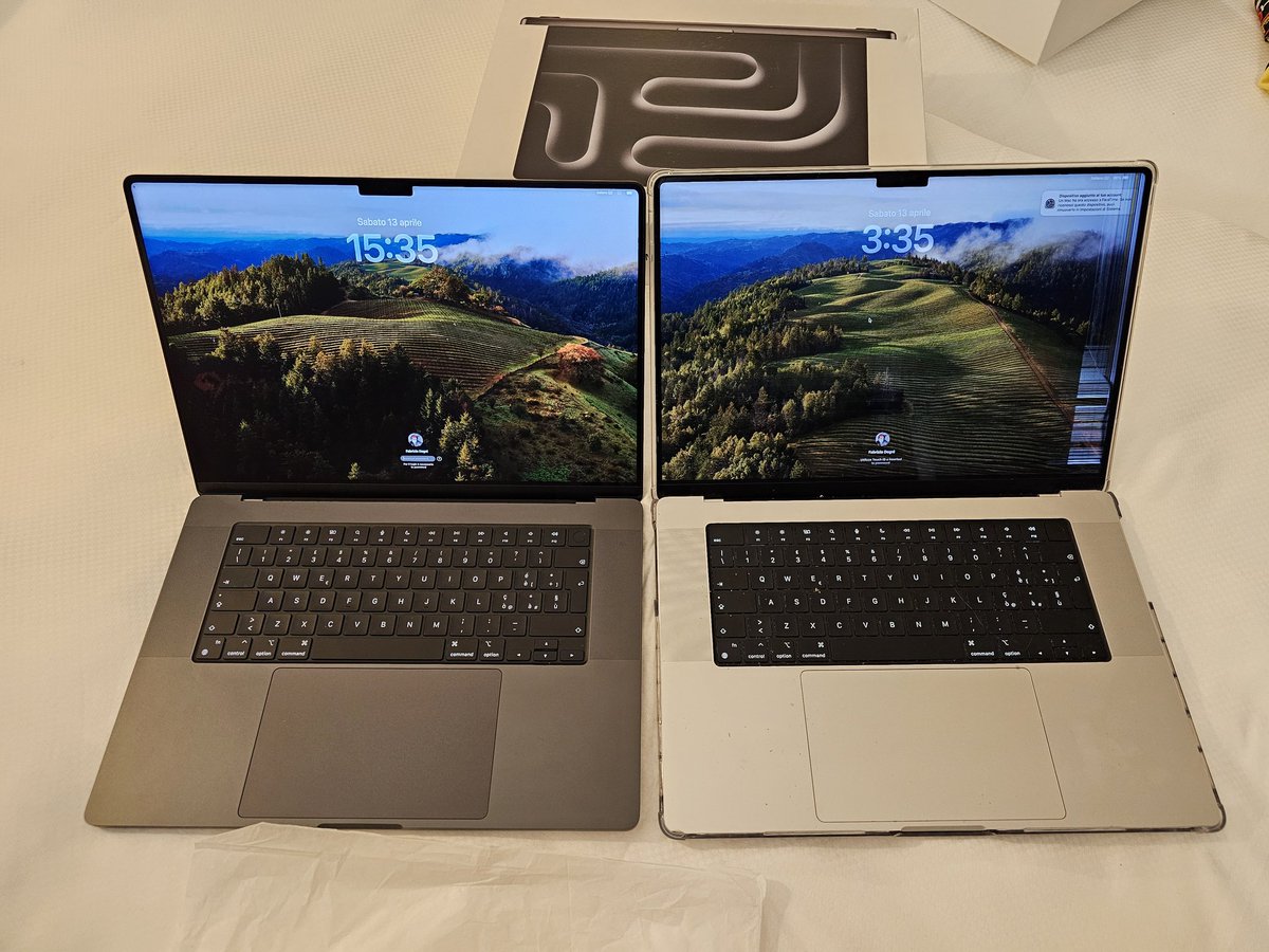 fabrizio_degni's tweet image. My #MacbookPro16, #M1Max and #M3Max. 🤭

#Apple