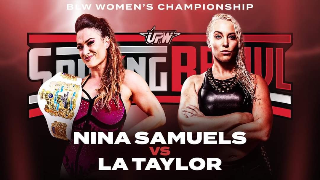 LA Taylor finally gets her one on one shot against Nina Samuels to reclaim her title 🤌 📆 Saturday 27th April 📍 Weymouth Pavilion 🎟️ GET TICKETS: weymouthpavilion.com/shows/ultimate…