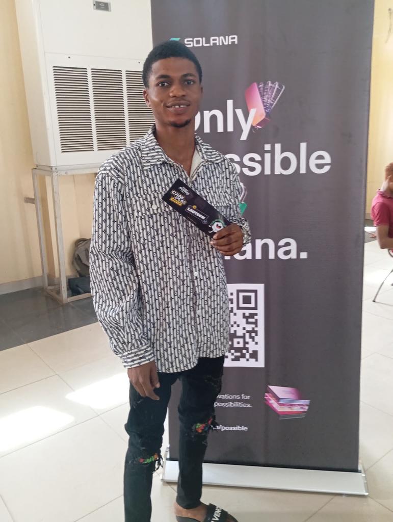 @AllstarsNG What an epic experience here with @AllstarsNG #Liveinlautech. Getting the best of my knowledge in Solana block chain and all. #SolanaAllstarsNG.