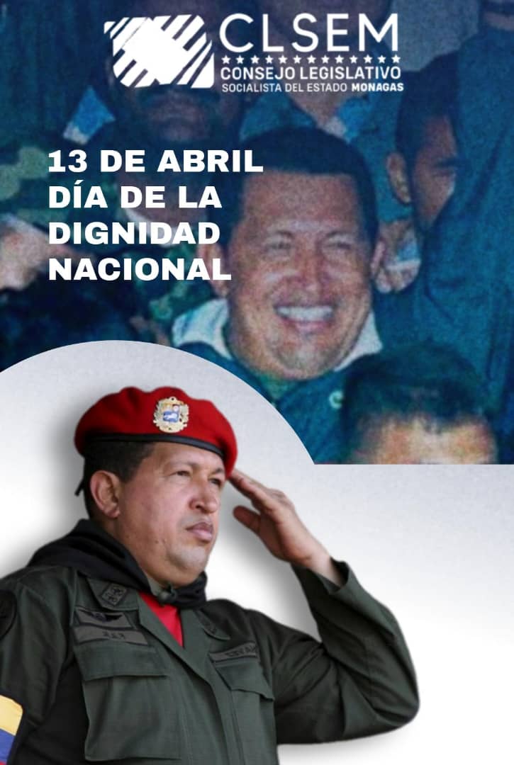 ClsemMonagas's tweet photo. #13Abr Efemérides del día 
@NicolasMaduro @ErnestoLunaPsuv @ClsemMonagas @Reinaldo_PSUV https://t.co/8liLLQWSXE