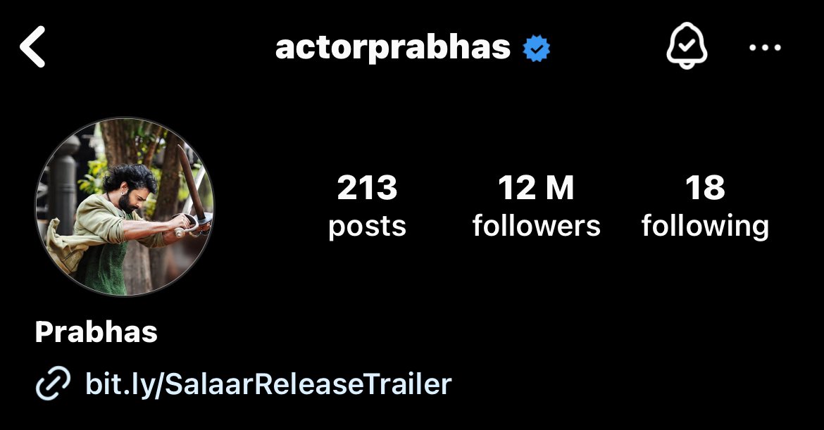 12M followers for Rebel star #Prabhas in Instagram 🔥🔥🔥 #Kalki2898AD