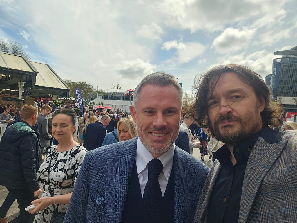 Big shout to our lead guitar Jonny having a day at the races ,getting winners from the main man @Carra23 ✌️❤️ Enjoy lads🔥🔥