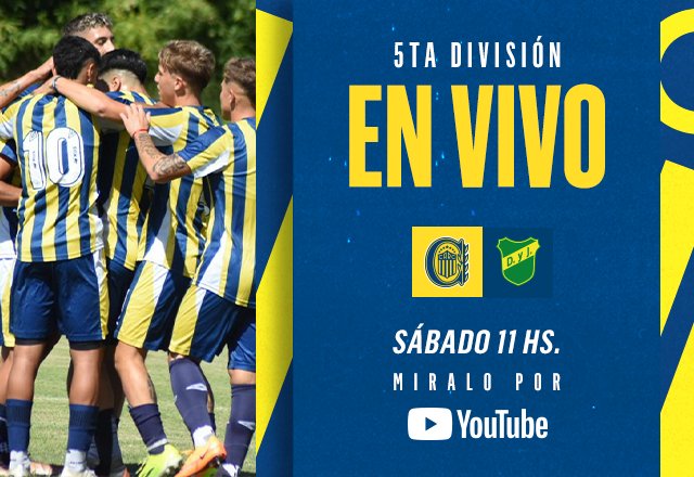 #JuvenilesAFA | 🇺🇦⚽️ ¡Fecha 4 🆚️ Defensa y Justicia! 

📹 Mirá en VIVO el partido de la 5ta división Canalla: youtube.com/live/fo7ZC4j49…