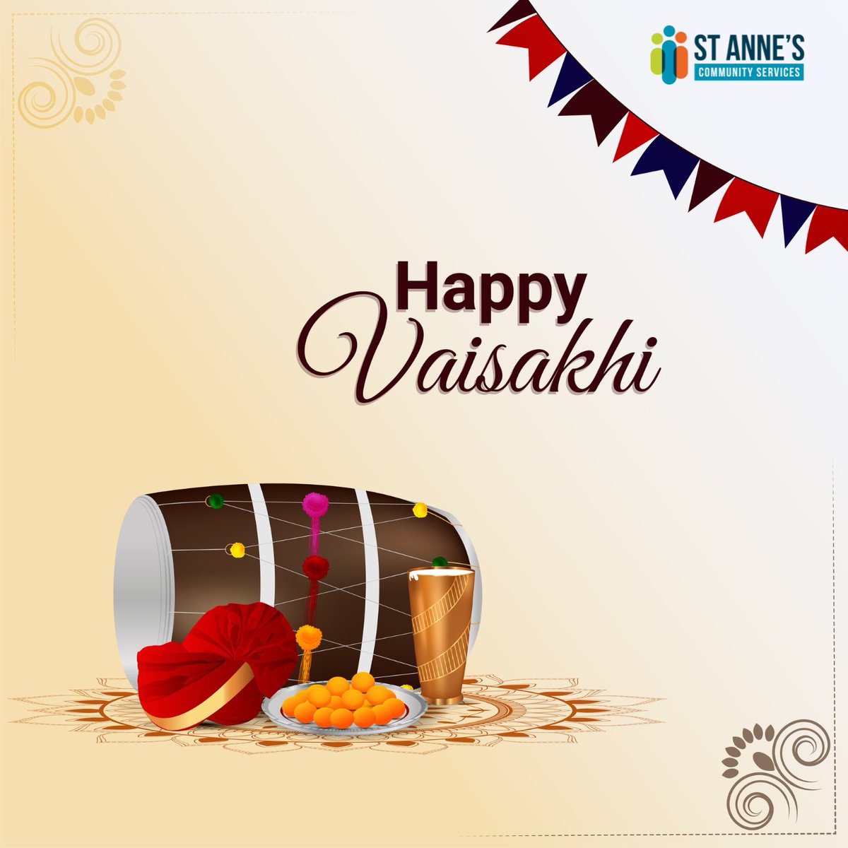 Happy Vaisakhi to all celebrating! May this special day bring joy, prosperity, and the blessings of new beginnings. 🌾🌞 #Vaisakhi #Celebration #charity