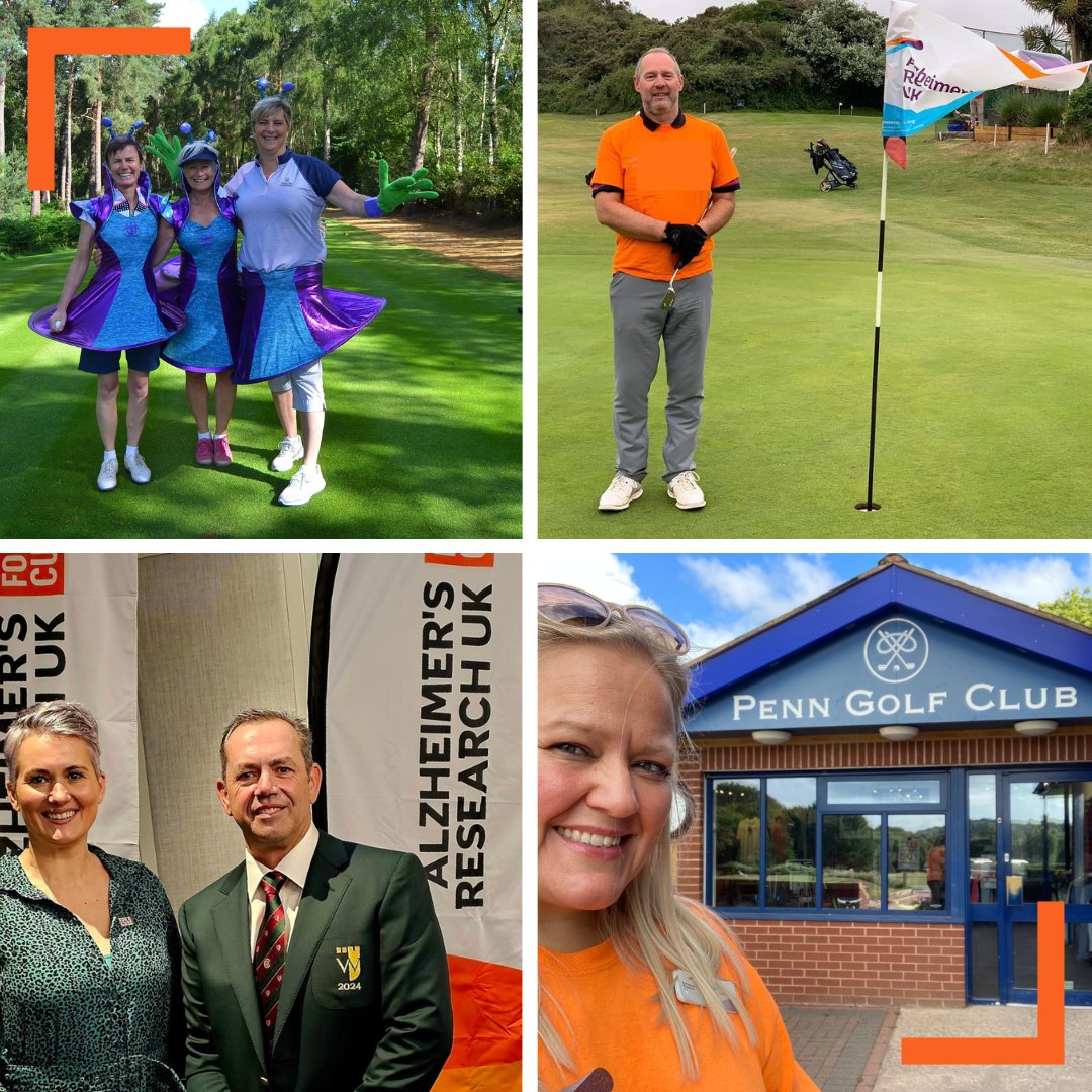 It’s #GolfMasters Week, so we're sending a huge thank you to all the golfers who've supported us #ForACure. ⛳ From 100-hole challenges to fancy-dress rounds, your support has been amazing. 🧡 Interested in golfing for dementia research? Click here 👇 bit.ly/3vKsNS4