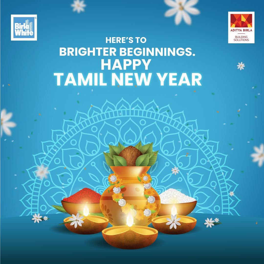 May this auspicious occasion bring you and your loved ones abundant joy and prosperity. 

Happy Tamil New Year!

#TamilNewYear #BirlaWhiteKaWhiteCementAdvantage #NewBeginnings #NewYear #BirlaWhite