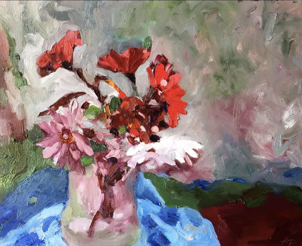 Lena Ru Garden Flowers Oil 14.2” x 11.4” Framed artwork500.co.uk/product/garden… 📩 PM For Further Enquiries 🚚 Free Postage Throughout the UK 📲 Klarna, Clearpay Options Available #evesham #worcestershire #worcester #cotswolds #stratforduponavon #pershore #blackminsterpark #cheltenham