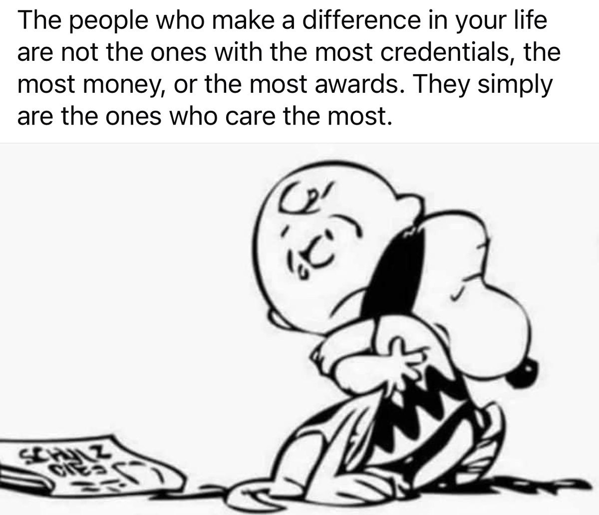 ldmcquain's tweet photo. Thank you to all the “ones” that have been present in my life…..totally blessed. Love this message! 
#IYKYK #friends #care #thankfulgratefulblessed. #snoopy #charliebrown #charlesschultz https://t.co/TTCP8sjgMc