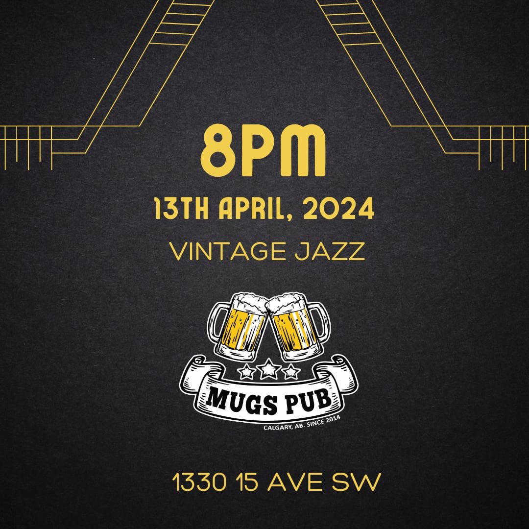 MugsPubCalgary's tweet photo. Saturday at Mugs! Open Mic with Armando at 2! And Vintage Jazz at 8pm!
Saturday Specials:
-$7 Wings & Rib Bites!
-$6 Tall Cans
-$5 Jager!
Happy Hour is 4-7! Our kitchen is open until 1am!
#yyc #yycpubs #yycbeer #yyceats #yycwings #yycmusic #yycmusicscene #yychappyhour https://t.co/xNeZd6pwGy