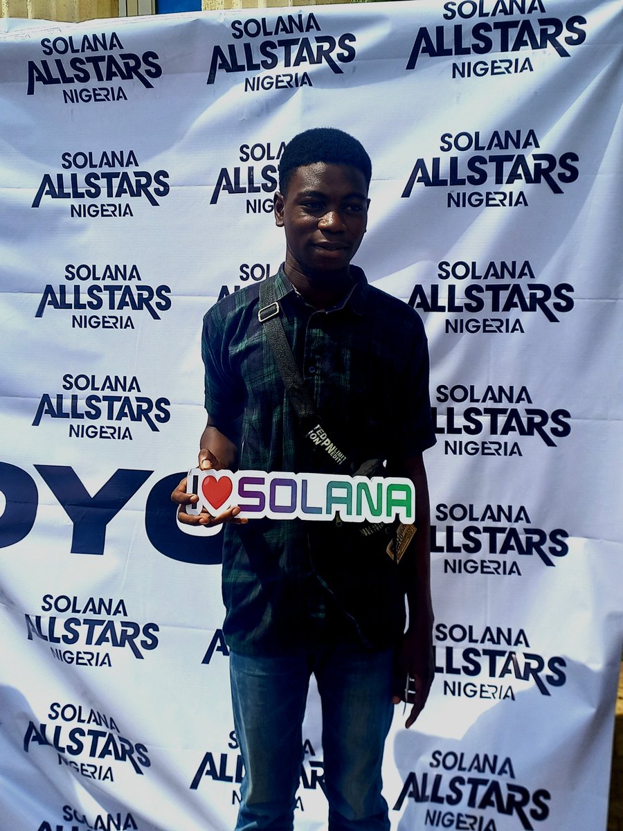 Today was fun @AllstarsNG @solana