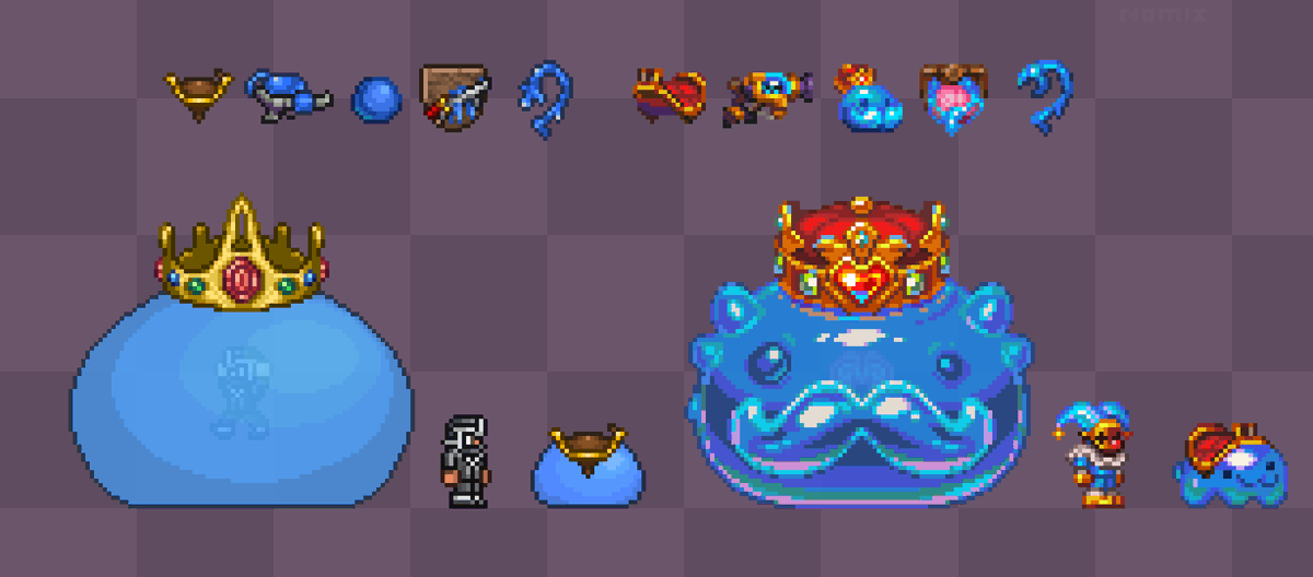 King Slime #ドット絵 #terraria #pixelart