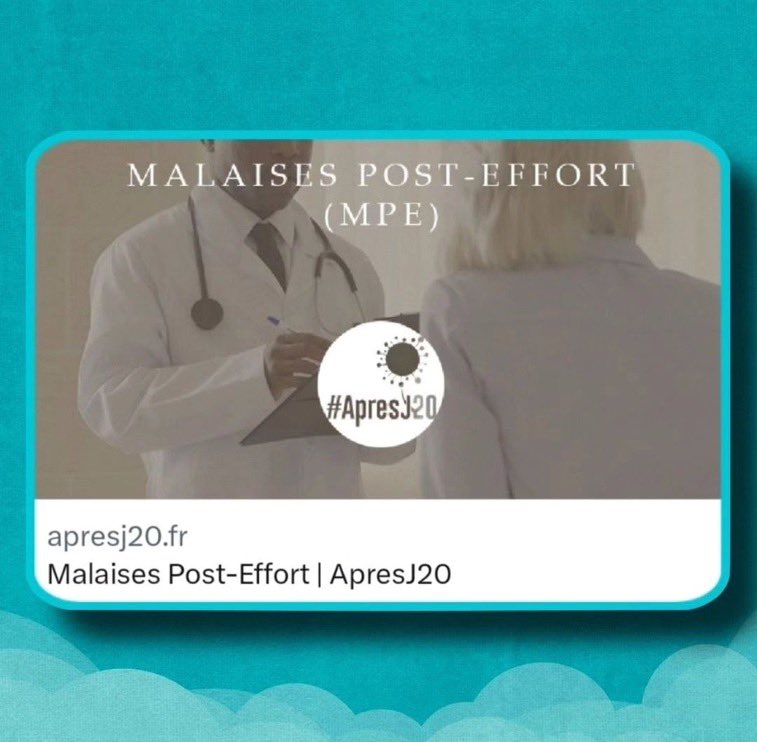 👉🏻Nos conseils et conduites à tenir pour éviter les exacerbations de symptômes #CovidLong liés aux efforts : 🔗 apresj20.fr/mpe
