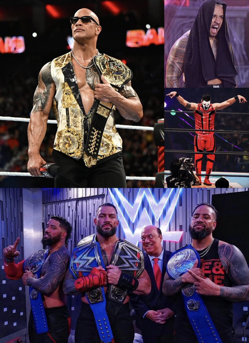 luireigns's tweet photo. “WWE is now discussing for this new Bloodline to be headed with The Rock as the “Tribal Chief” leader of this family and heel group which will include Solo Sikoa, Tama Tonga and more yet to be revealed.

Roman Reigns and The USO’s will reunite setting the stage for the ultimate Bloodline World War.”

- @SliceWrestling

UNREAL.

#ThankYouRoman #Smackdown