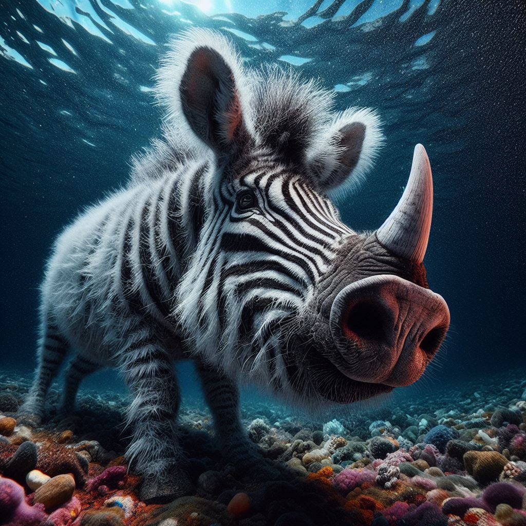 Misconceptions
#underwater #seabed #zebra #rhino #pig #digitalart #aiart #aiartwork #aiphotography #aicommunity
