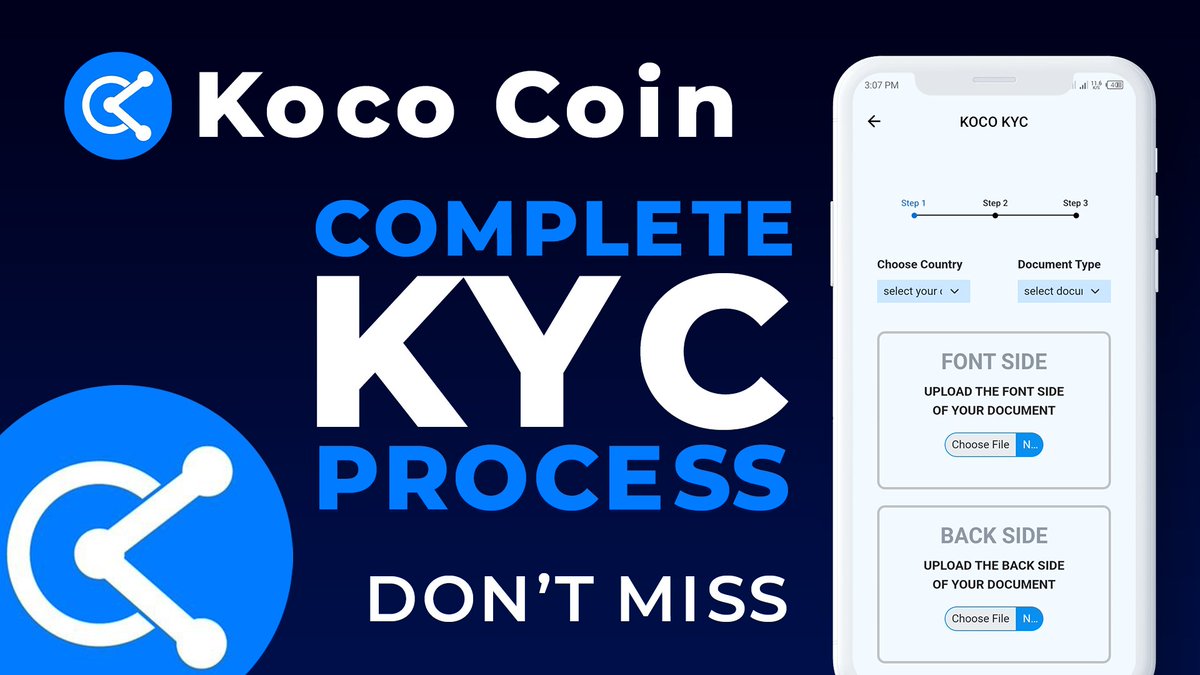 MrDigitalDesk's tweet photo. 🚀 Koco Coin: KYC Released | How to Complete KYC 🚀

🎥Watch the video now: https://t.co/2zQxpV05Kx

▶️Download new app: https://t.co/FMaJzTwzPg

Don't have an account?
📹Watch now: https://t.co/C5nAb6SyFQ
🔗Registration link: https://t.co/fQgGfqrnNH
➡️ Referral Code: b1cf5718ef https://t.co/Z6R7sxyf2j