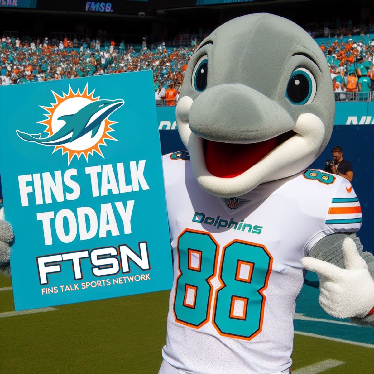 Good morning & #FinsUp #MiamiDolphins fans! Start your weekend off right with a brand new episode of Fins Talk Today with @BobbyFinsTalk & @Phins2winn at 12pm EST! • #Dolphins News & Rumors • #NFLDraft Talk Watch live here: youtube.com/live/Orw687acl… #FinsUp #DolphinsTwitter