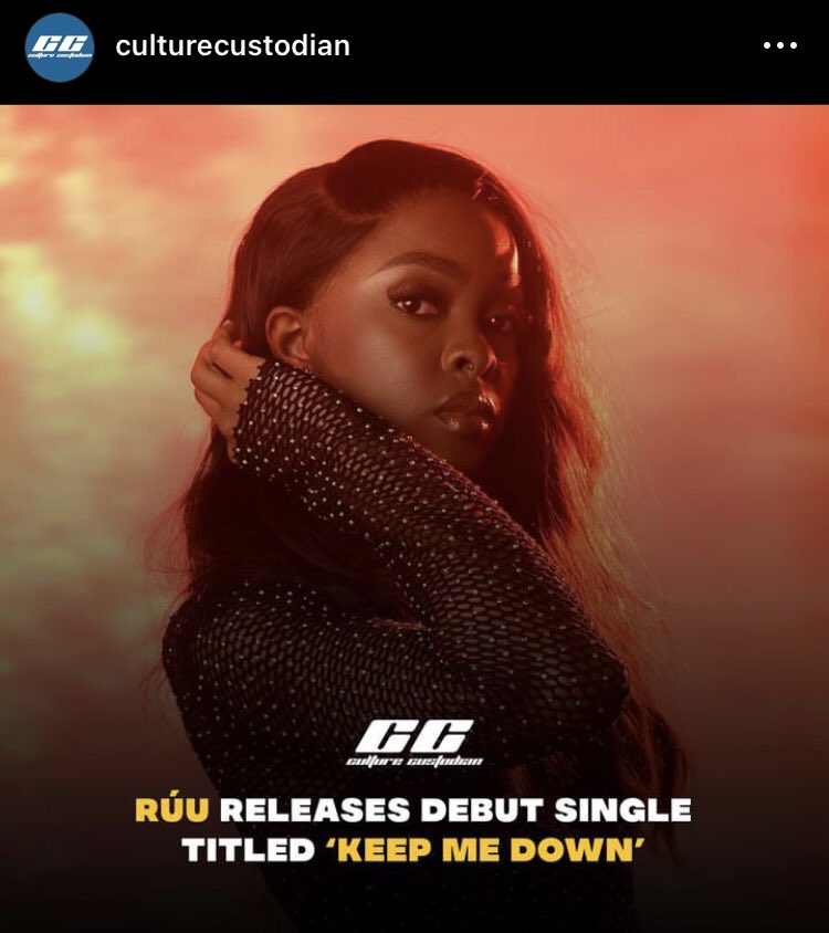 Olowoporoku_'s tweet photo. Y’all go listen 🎧 🚀
Stream on every Music Platform!
Keep Me Down- Rúu
#keepmedown #Rúu https://t.co/Jtlx4t1slU