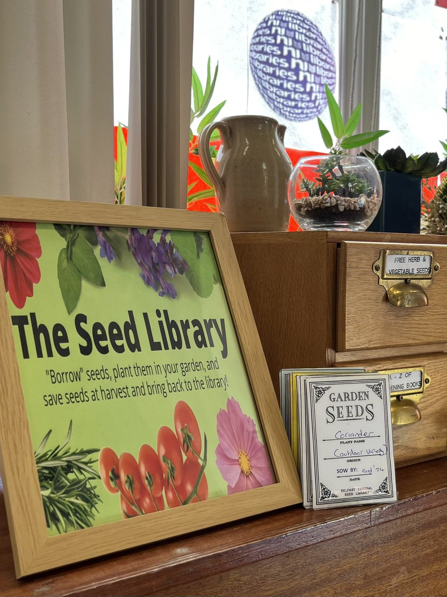 bfastmenshealth's tweet photo. Check out this FREE Plants & Pollinators event from @BelfastCentLib #SpacesLimited #seeds #biodiversity 🌱 🐝 🪴 🐛 🌺 @LibrariesNI @GroundworkNI @BelfastShed @EnvironmentNI @terrygoldsmith @friendsoffield @FoBBG_ @MisterVivian @NourishNI @grovegardeners @Engage_With_Age #spring https://t.co/EzHIzMhhCK