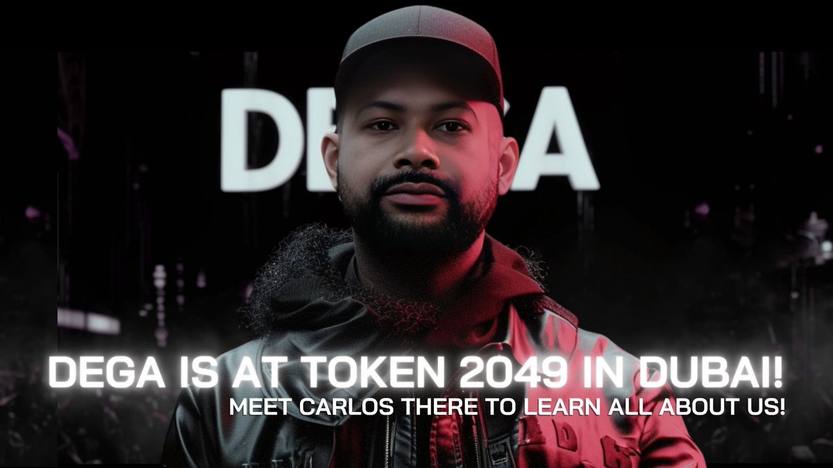 🌍 #Web3 enthusiasts, converge on Dubai for @Token2049! @ccerrato147 and the @DEGA_org team are eager to explore new frontiers in gaming and digital assets with you. Say hi and join the revolution! #Web3Gaming 🎮