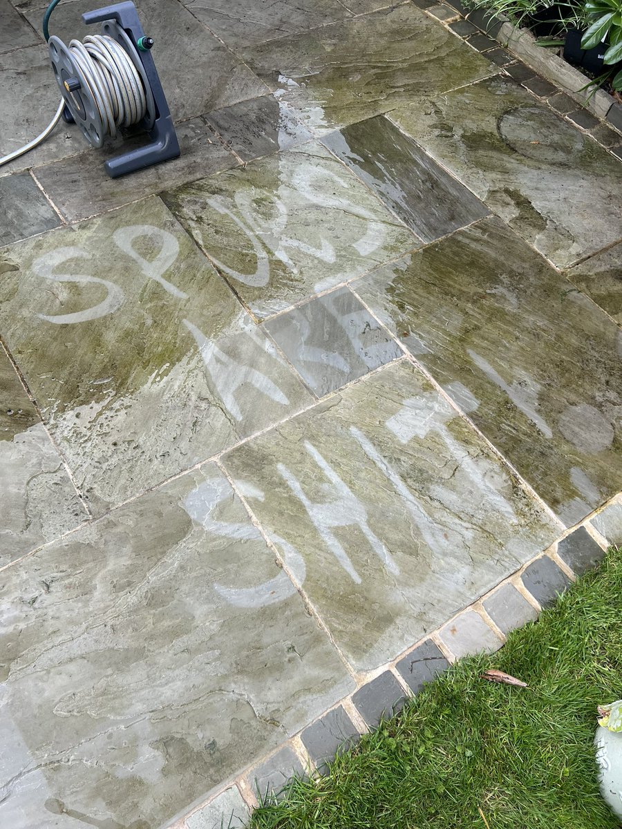 dk_herb's tweet photo. When you’d rather jetwash a patio than watch that utter shit from @SpursOfficial https://t.co/pohOFX4FSl