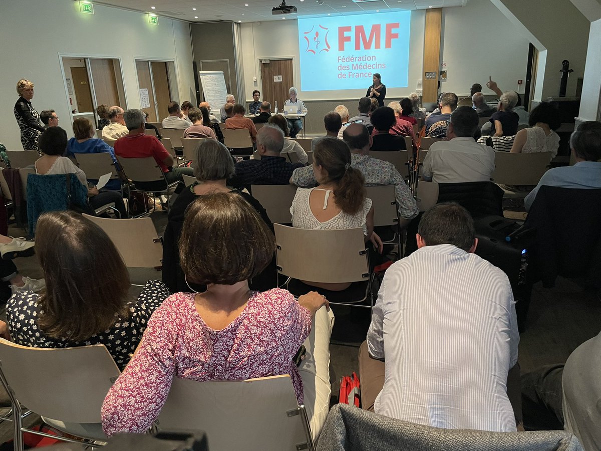 #VieSyndicale
#AssembléeGénérale du syndicat aujourd’hui.

Les #AdhérentsFMF mobilisés pour défense de la #MédecineLibérale