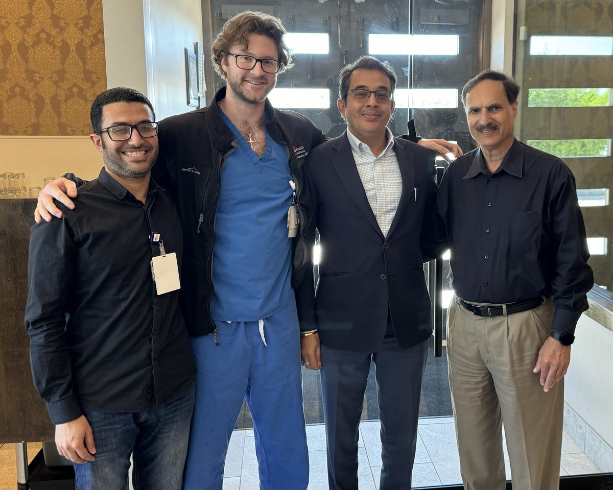 Welcome lunch @NoonMirch for our new body imaging fellow, Mohamed, hosted by Dr. Singh, Dr. Bhargava and our chief resident, Troy.