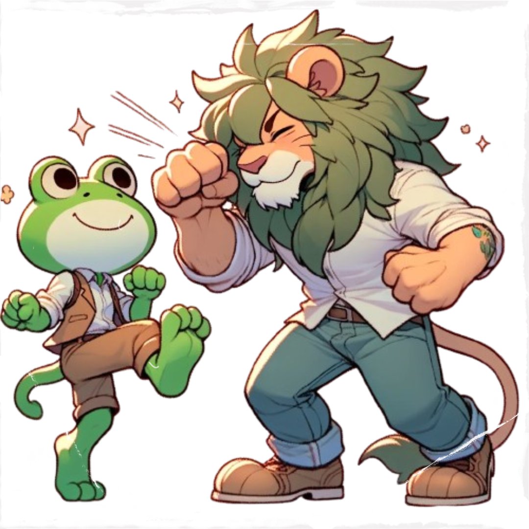 🚀 #LionPaw is ready to roar past the frog tokens like Pepe! 🦁💥🐸 Join the pride and rule the #SolanaSavanna. #CryptoBattle #JoinThePride