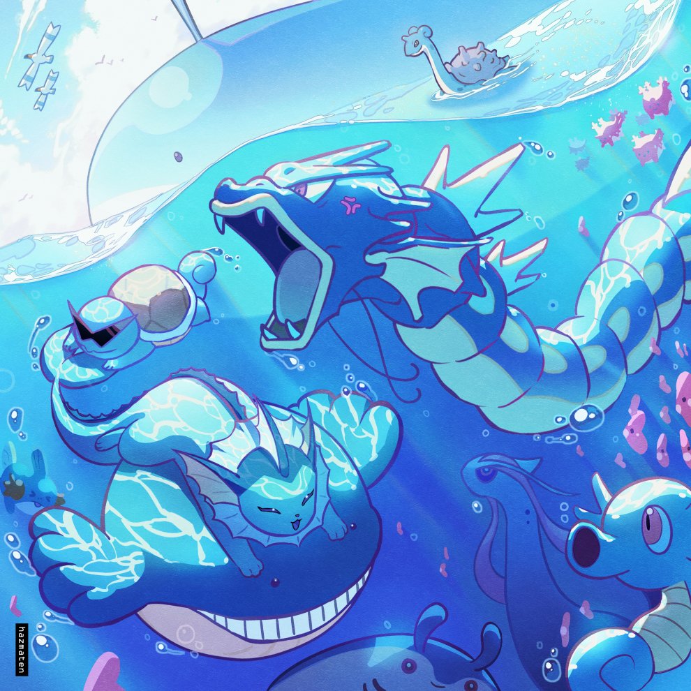 🌊Ocean pokes (eat that squirtle) #pokemon