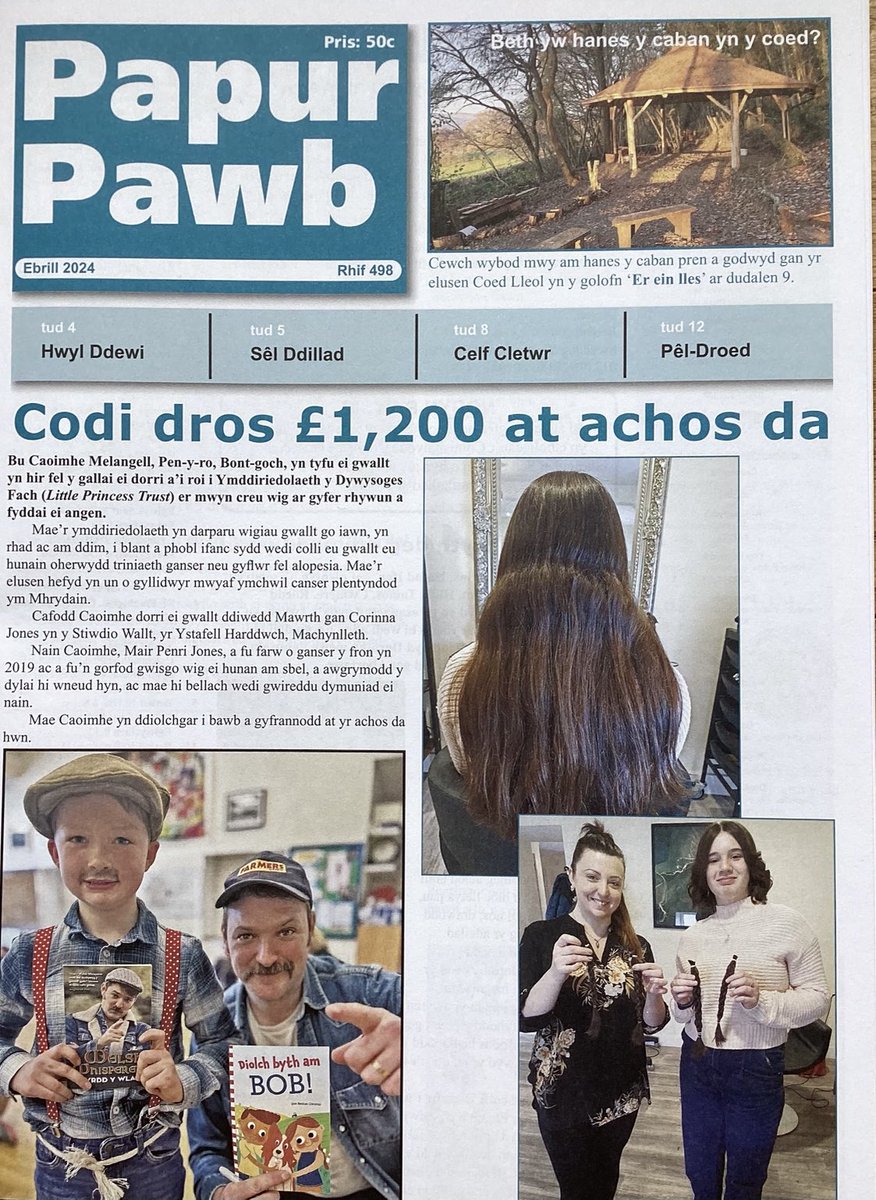 Papur Pawb Ebrill nawr ar werth #yagym ⁦<a href="/PapurPawb/">Papur Pawb</a>⁩