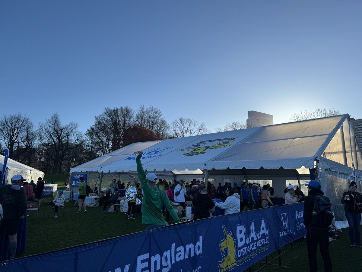 So much fun covering the #Boston 5k this morning!