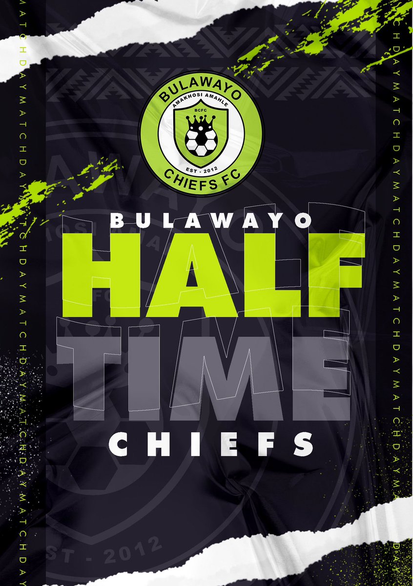 Halftime at Sakubva with the home side leading by two goals. Bikita: 2 Chiefs: 0 45+’ Powered by @exclManagement