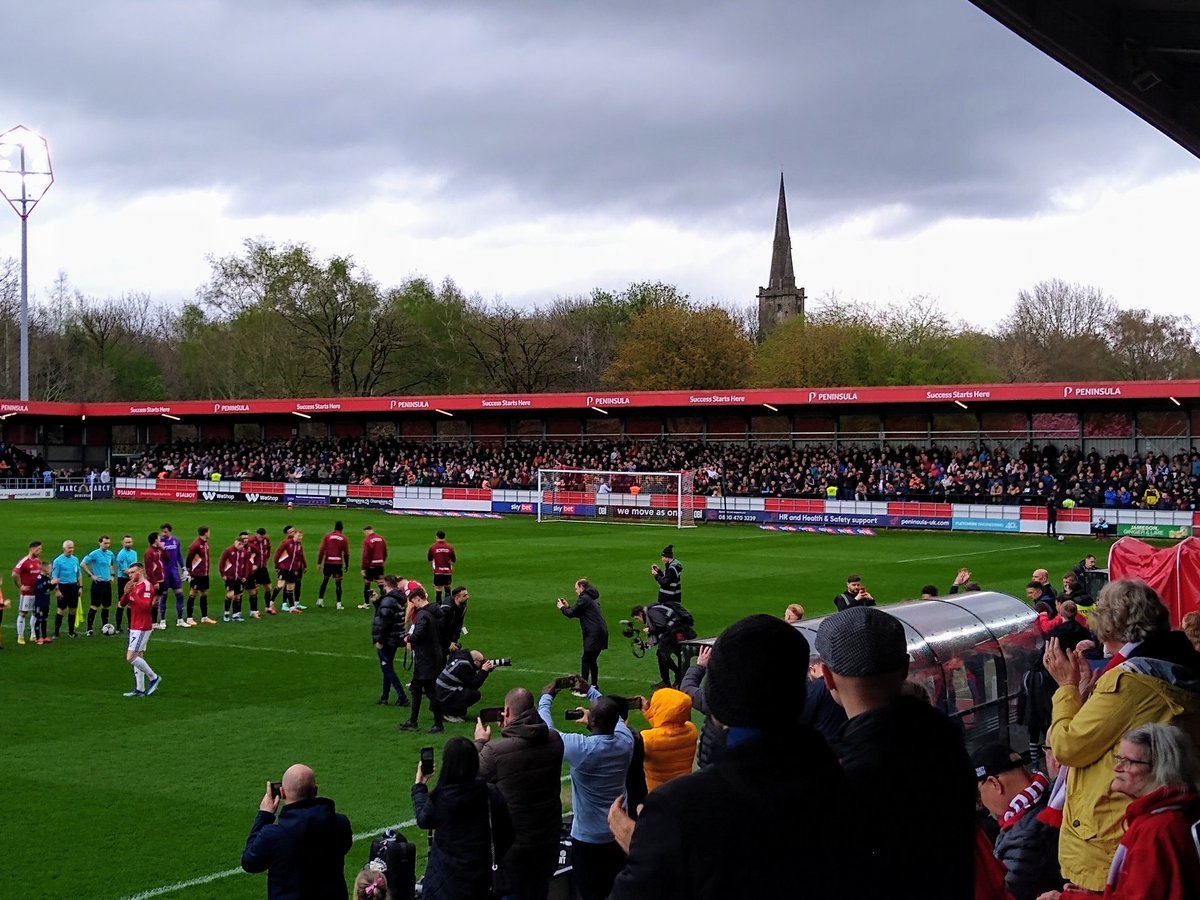 #bcafc fans at Salford