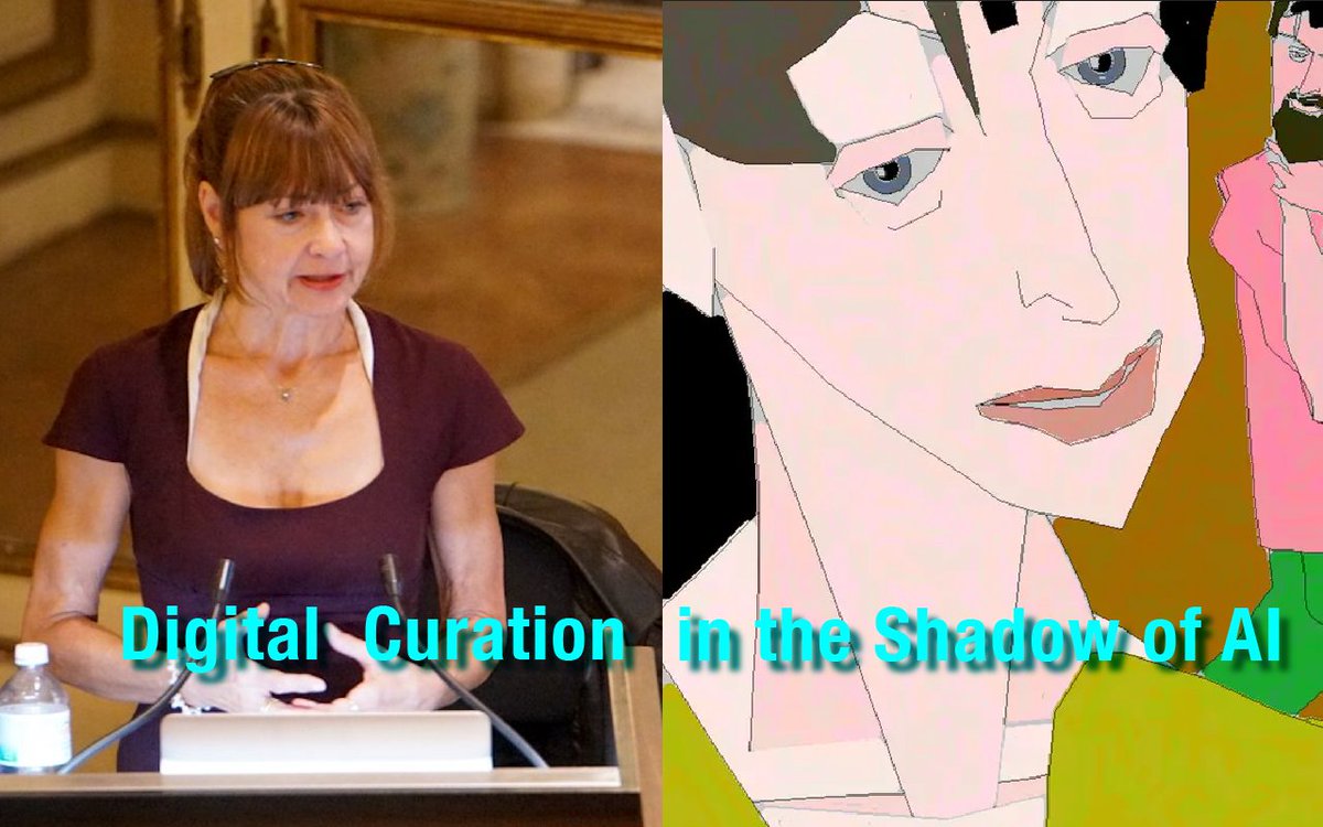 How are typical expectations of authorship, copyright, and provenance buckling under stress from AI? Join our Tues 4:30pm EDT conversation with @ChristianePaul2—probably the best-known name in digital curation—who's explored these issues for over a decade blog.still-water.net/digital-curati…