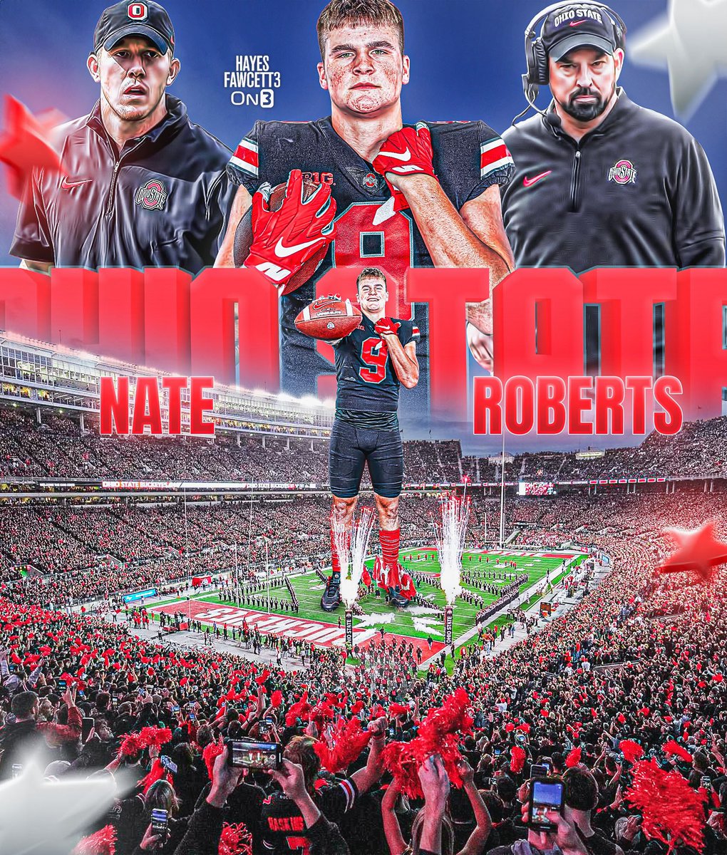 BREAKING: Four-Star TE Nate Roberts has Committed to Ohio State, he tells me for @on3recruits The 6’4 235 TE from Washington, OK chose the Buckeyes over Oregon and Oklahoma “This is the place to be, #GoBucks 🌰 on3.com/db/nate-robert…