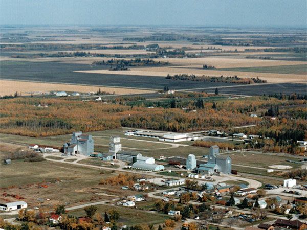 Do you love old wooden grain elevators like we do?🌱 There were at one time a few grain elevators along the tracks parallel Main Street in Arborg, Manitoba, but by 2014 only one still stood. Is it still there? This picture is from 1987. 🌐 Source: Brandon University